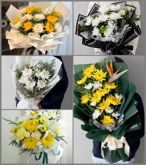 广西百色隆林县隆或镇白事花束代送
